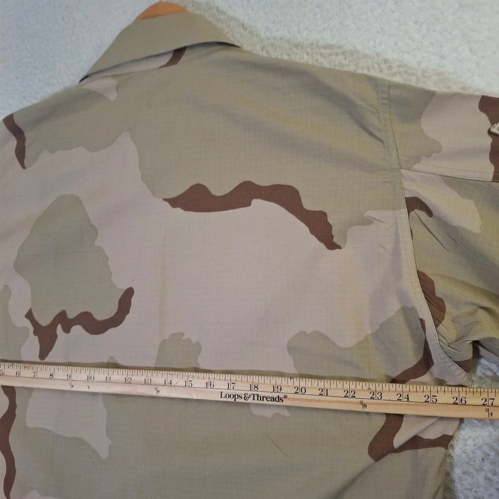 US Air Force Desert Camo Combat Coat Jacket XL Regular 3 Color BDU Master Sgt